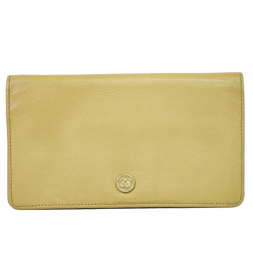 Chanel CC bifold wallet leather medium